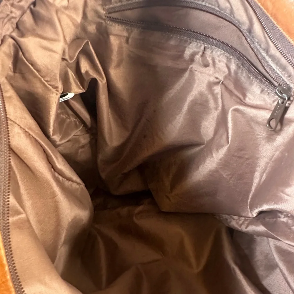 VINTAGE Geniune Leather Tote Bag Briefcase Carry On